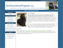 Tablet Screenshot of newfoundlandpuppies.org